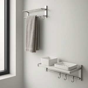 Modern commercial washroom accessories for improved hygiene and style