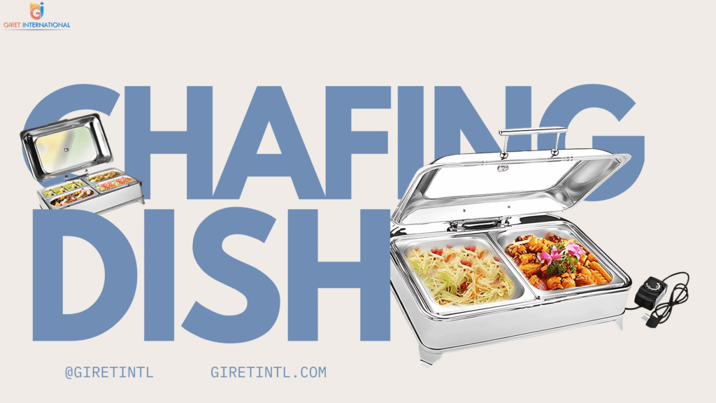 Premium stainless steel chafing dishes designed for hotels and banquets, combining elegance, durability, and functionality to elevate food presentation and create unforgettable dining experiences.