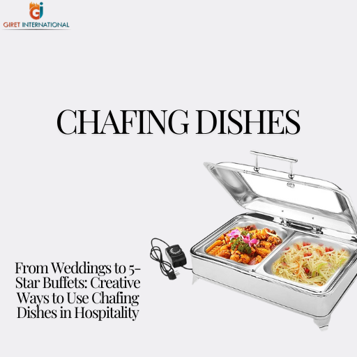Premium stainless steel chafing dishes designed for hotels and banquets, combining elegance, durability, and functionality to elevate food presentation and create unforgettable dining experiences.
