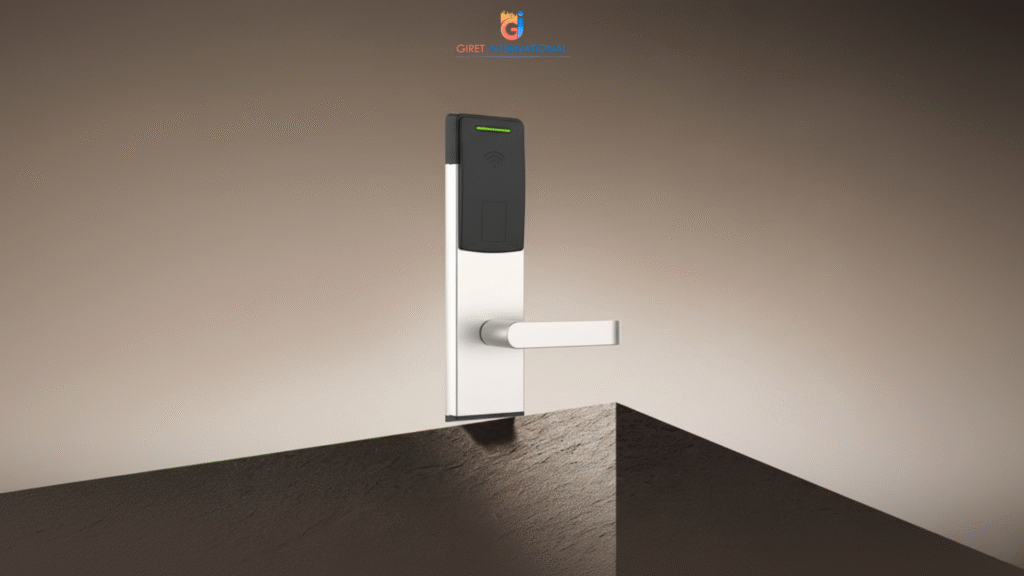 Collection of Giret RFID locks for hotels and resorts — multiple designs, superior materials, and long-lasting hospitality performance.