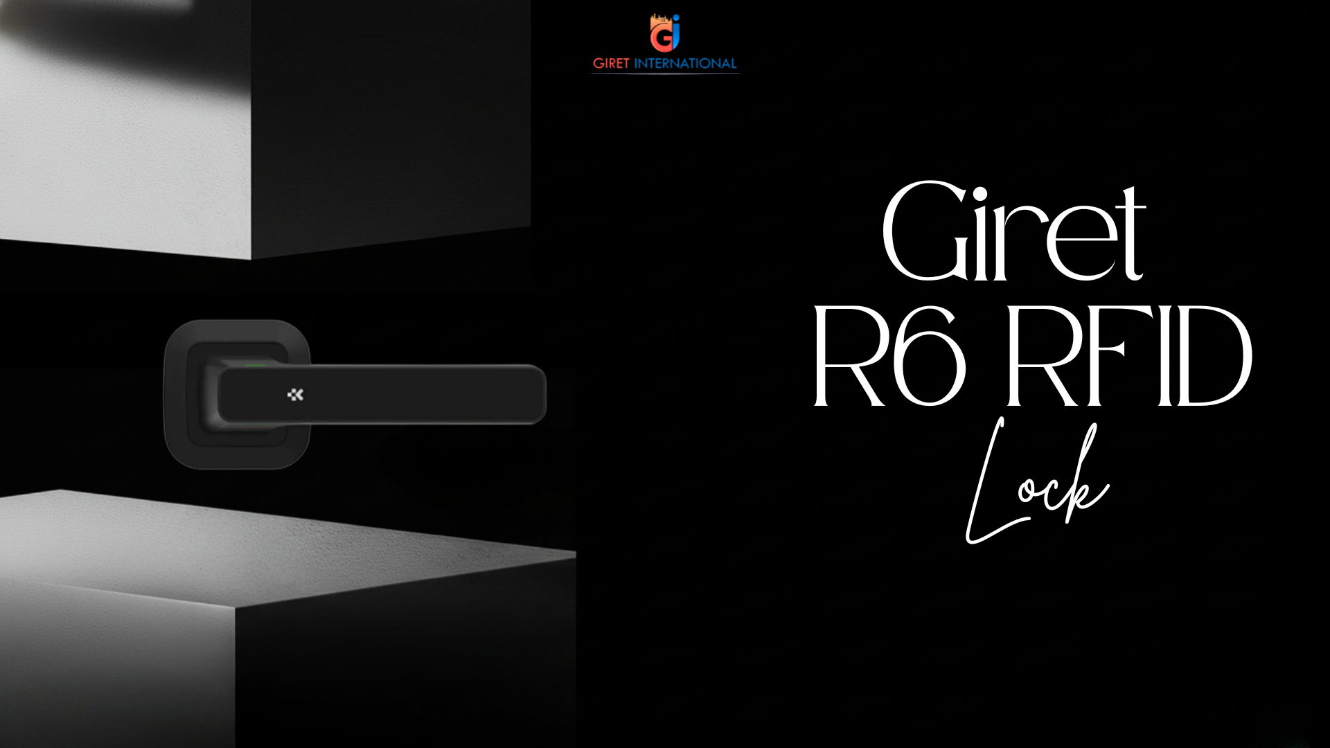 Giret RFID Locks R6 Model enhancing hotel door security with advanced fireproof and waterproof design