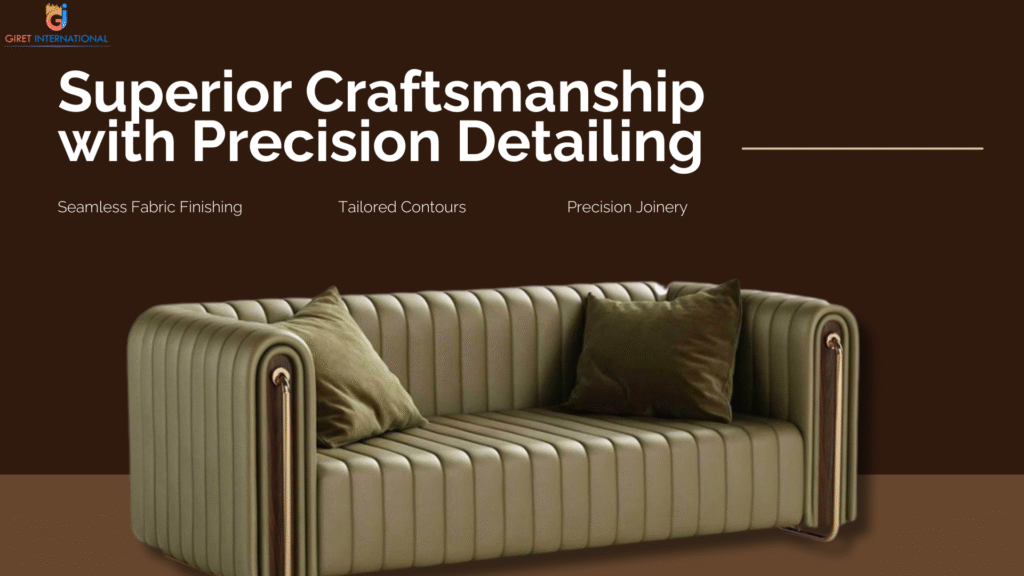 Giret premium hospitality sofa showcasing contemporary design for hotel interiors