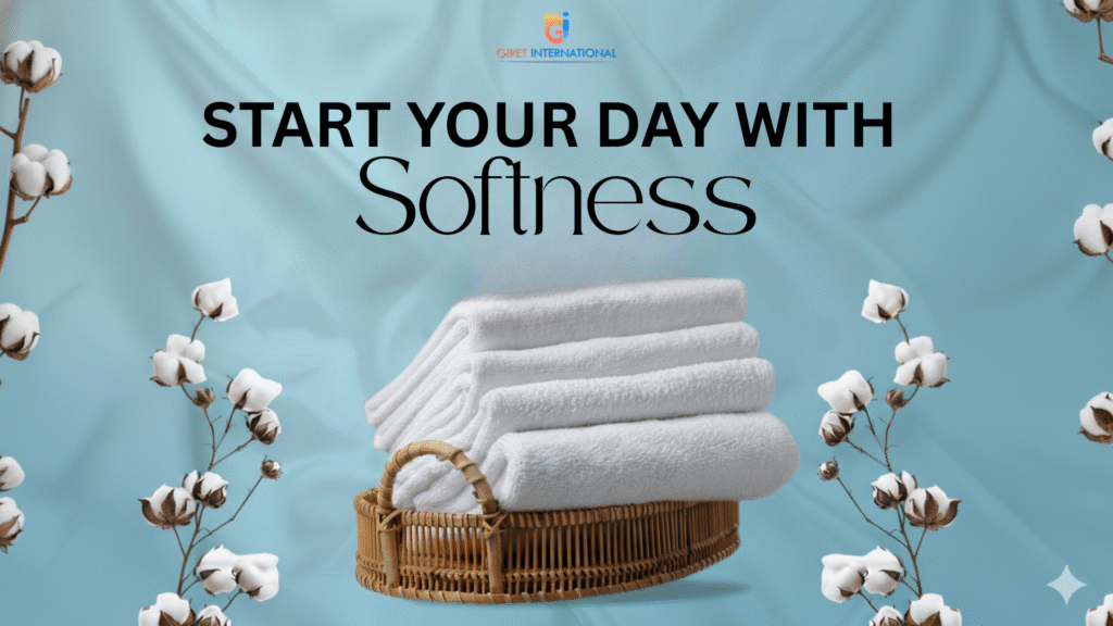 GIRET Towels premium 750 GSM hotel bath linens showcasing ultra-soft cotton texture and luxury hospitality quality.