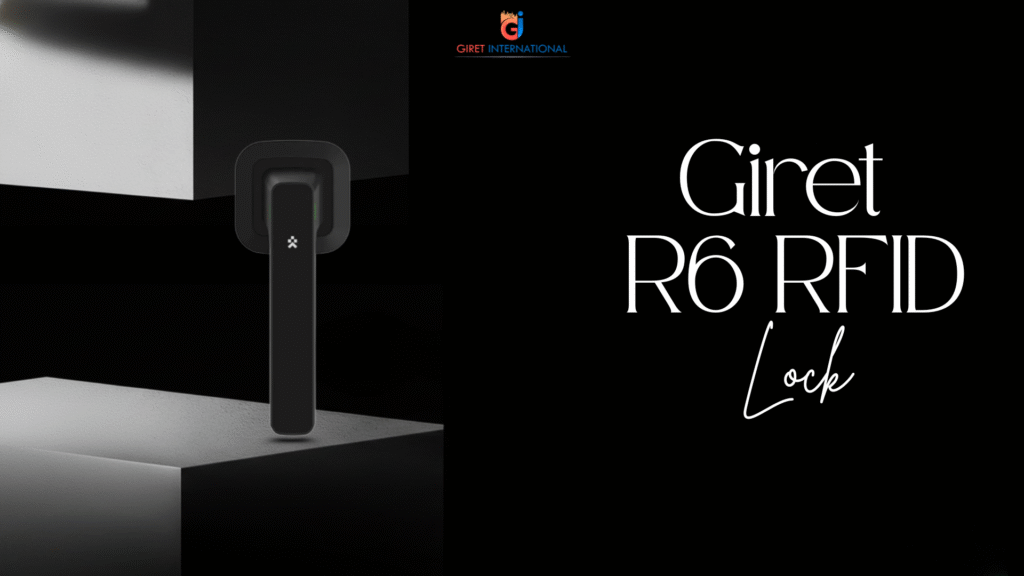 Giret RFID Locks R6 Model enhancing hotel door security with advanced fireproof and waterproof design