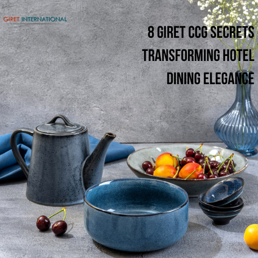 Giret CCG premium cutlery, crockery, and glassware collection for luxury hotels and restaurants, designed for elegant dining, long-lasting performance, and modern hospitality excellence.