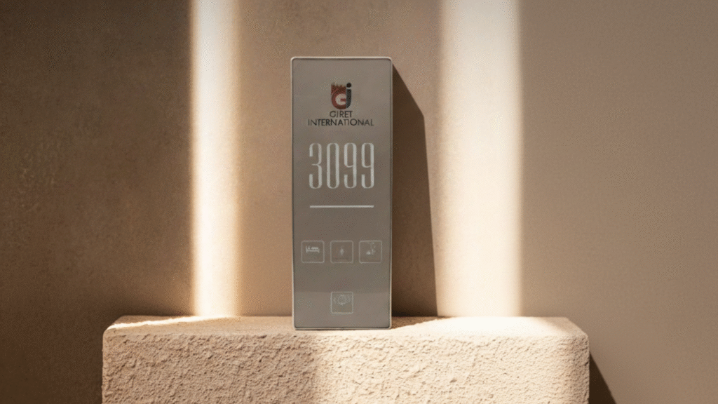 Hotel DND Panels enabling silent communication between guests and staff.