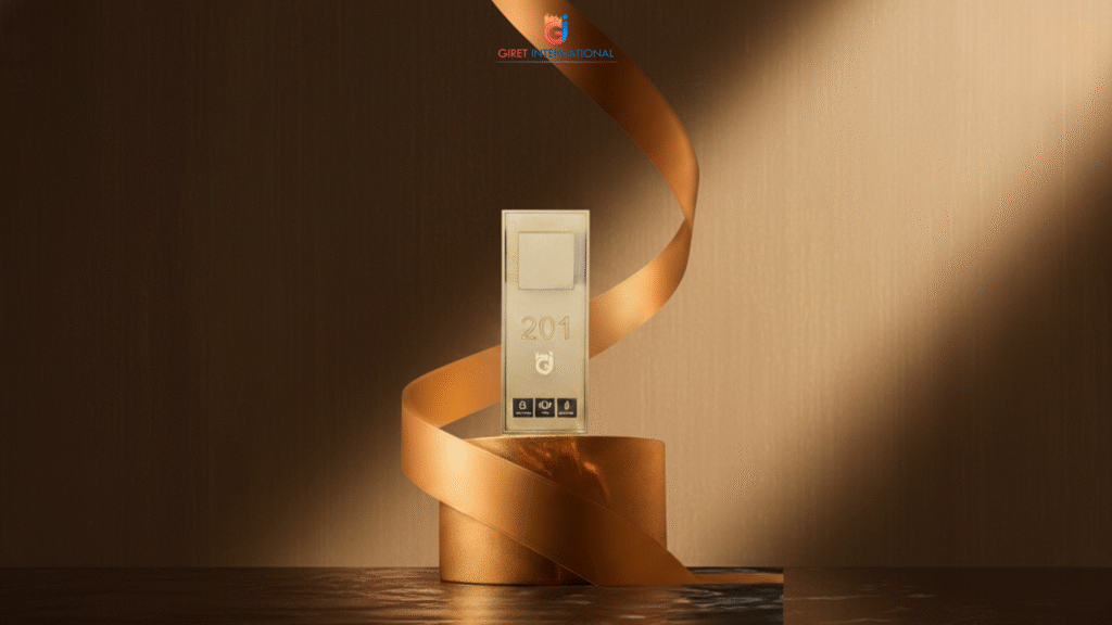 Guest-friendly DND control system with LED icons