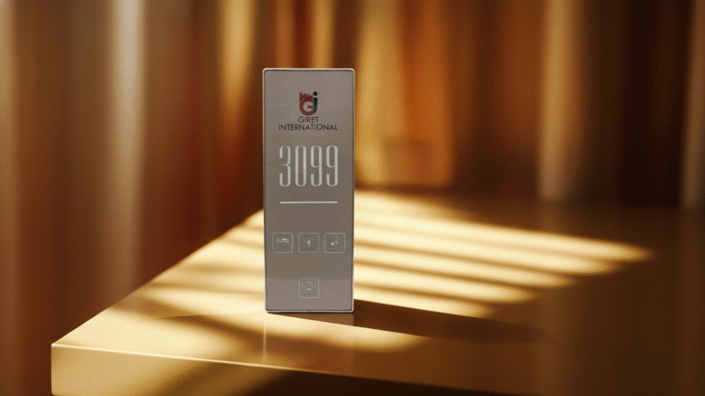 Hotel DND Panel with AI-powered predictive cleaning feature