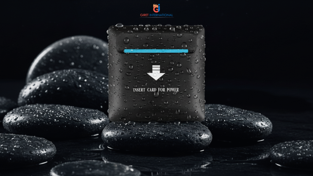 Modern hotel electricity-saving setup using RFID-based ESS Switches