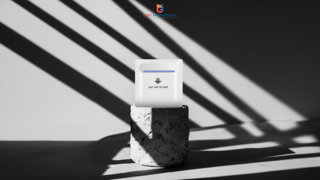 Smart hotel energy management powered by ESS Switches and RFID cards