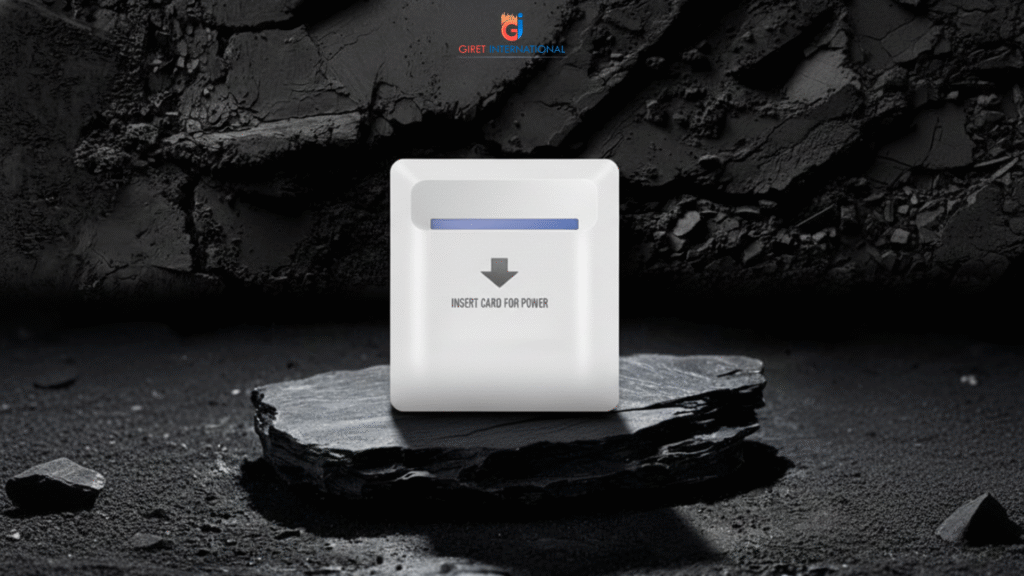 ESS Switch for hotel room energy control with RFID key card system