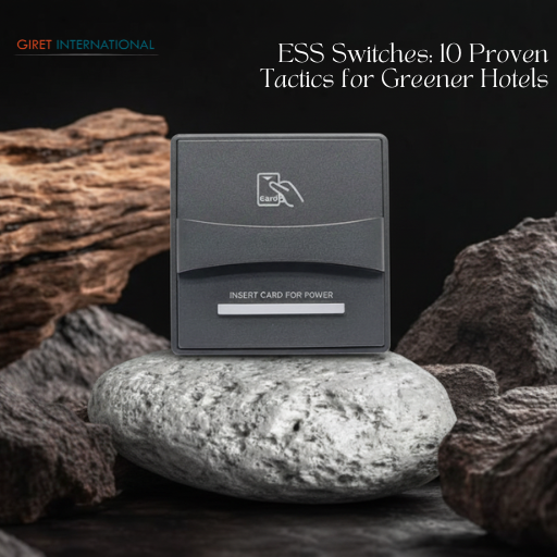 Premium ESS Switches for hotel rooms Giret International power control system