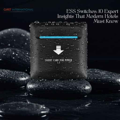 Eco-friendly ESS switches for hotel energy saving and guest room automation