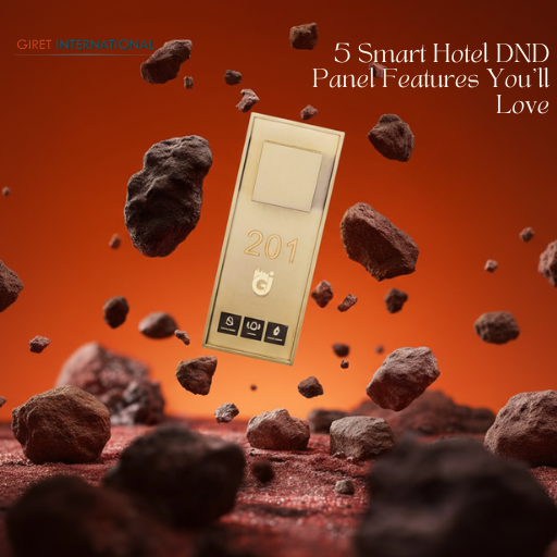 Electronic Do Not Disturb system in hotel room