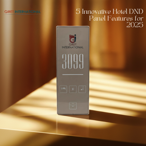 Electronic Do Not Disturb system in hotel room