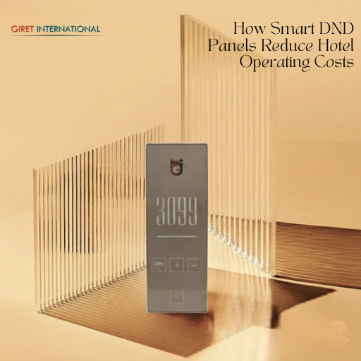 Smart Hotel DND Panel ensuring guest privacy with LED indicator