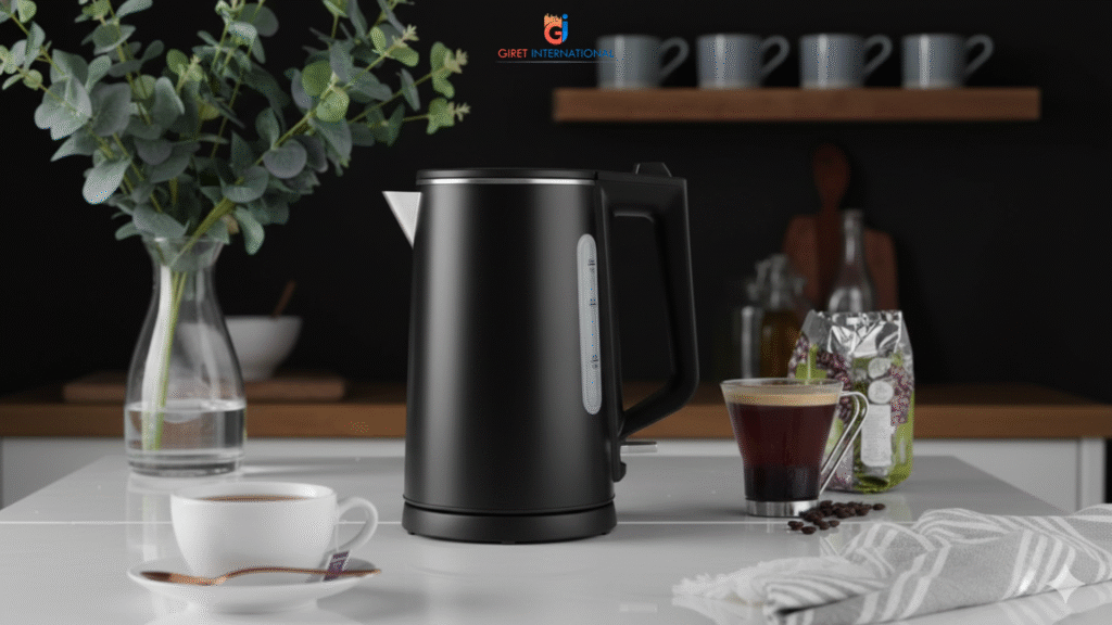 Hotel-grade Giret Electric Kettle with double-wall safe design
