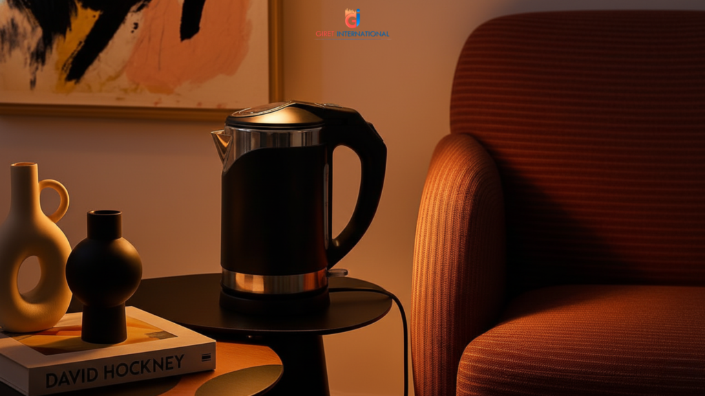 Luxe electric kettle 1 liter capacity designed for hospitality use