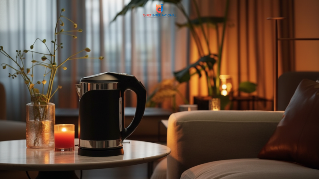 Luxe electric kettle with auto cut off and dry boil protection