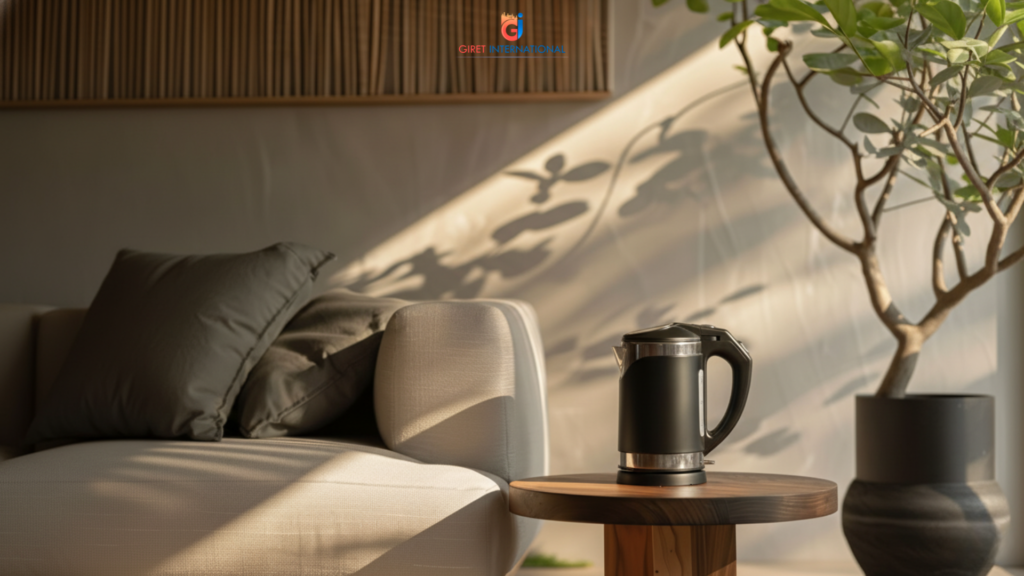 Hotel room electric kettle Luxe model with water window visibility