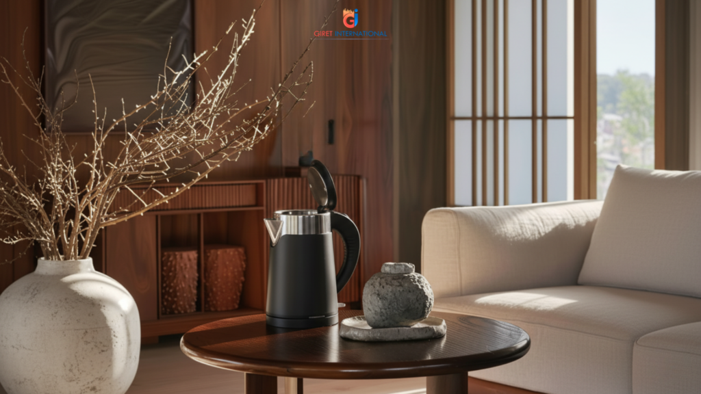 MYL electric kettle with dry boil protection in hotel rooms