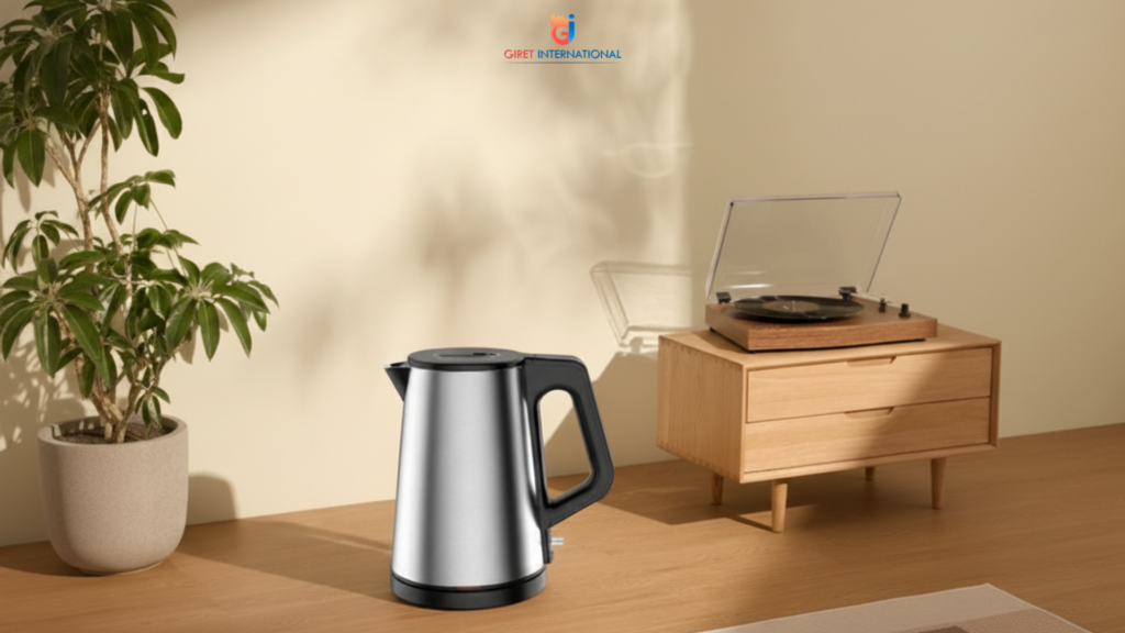 ZEO Electric Kettle with 1 litre capacity used in hospitality spaces