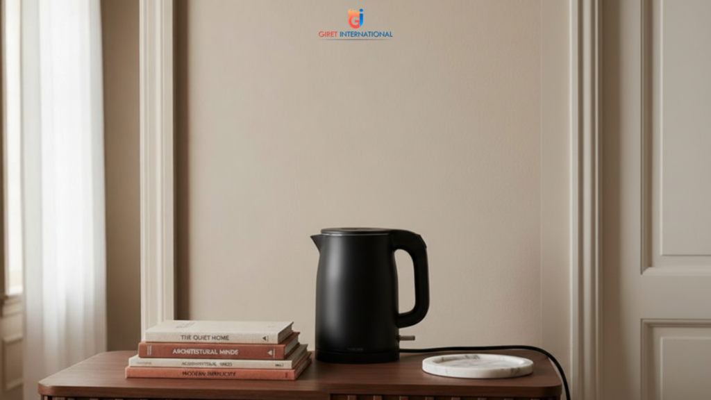 KKN electric kettle built for frequent hotel guest usage cycles