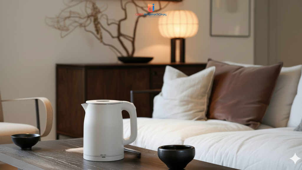 KKN Electric Kettle one litre capacity ideal for guest room comfort