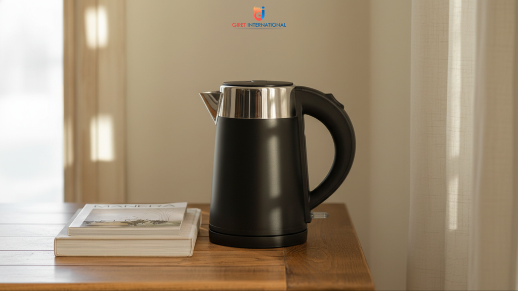 MYL Electric Kettle 0.8L capacity designed for hospitality use
