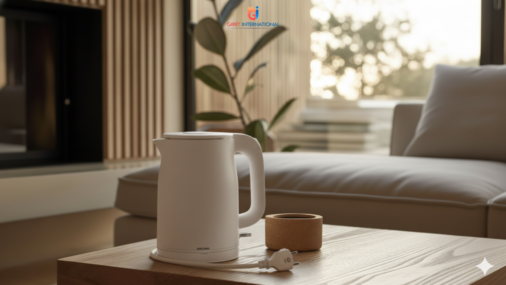 KKN Electric Kettle with cool touch outer body for hotel safety