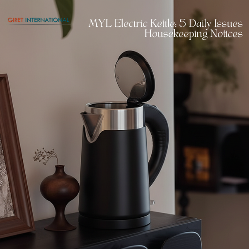 MYL Electric Kettle attractive design suitable for modern hotel rooms