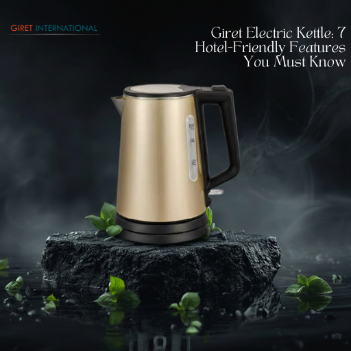 Energy-efficient electric kettle for hospitality rooms from Giret