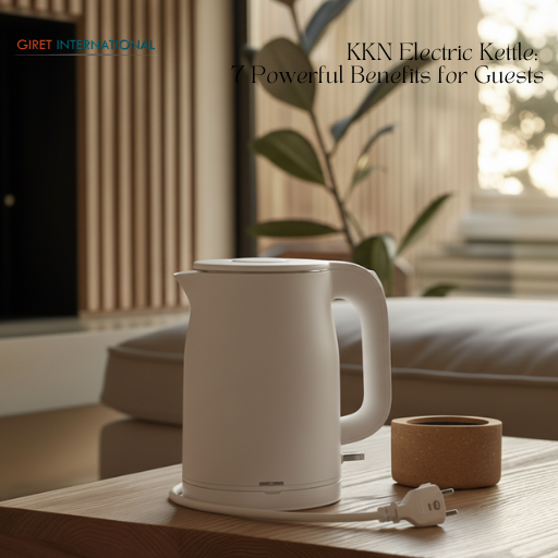 KKN Electric Kettle designed for frequent use in hospitality rooms