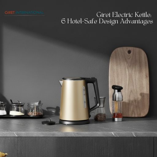 Premium Giret Electric Kettle for modern hotel guest rooms