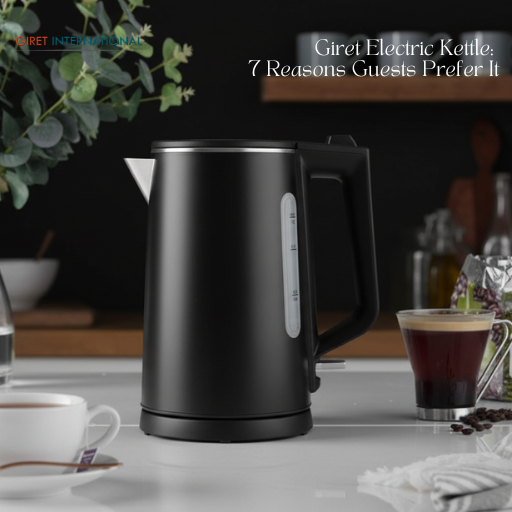 Hotel-grade Giret Electric Kettle with double-wall safe design