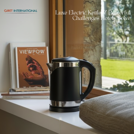 Luxe electric kettle 1 liter capacity designed for hospitality use