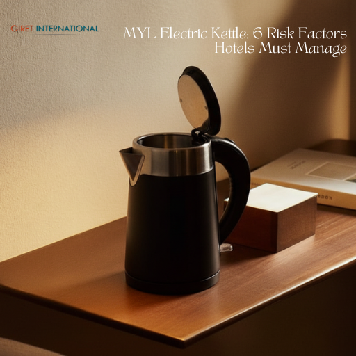 MYL Electric Kettle built for daily guest usage in hotels