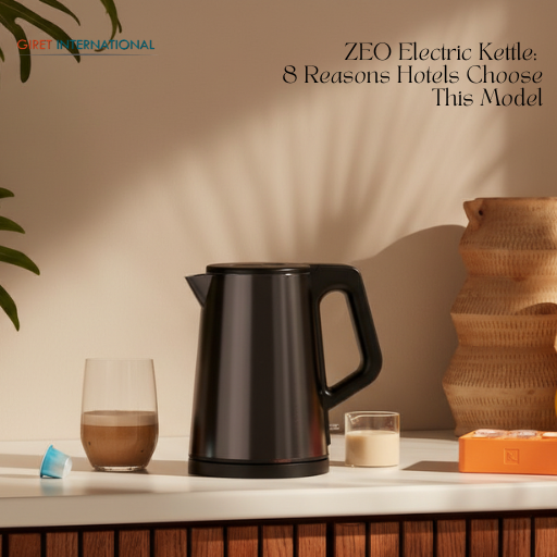 Durable ZEO Electric Kettle for hotel amenities and guest service