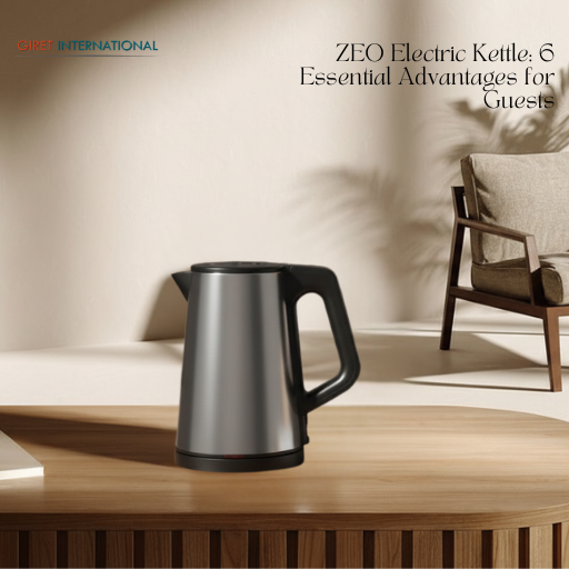 Durable electric kettle for daily guest room usage