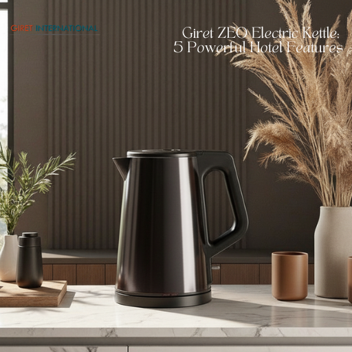 ZEO Electric Kettle for guest rooms ensuring hygienic hot water