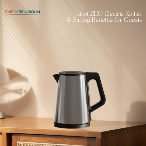 Fast-boiling ZEO Electric Kettle ideal for guest room convenience