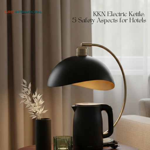 KKN electric kettle engineered for housekeeping-friendly maintenance