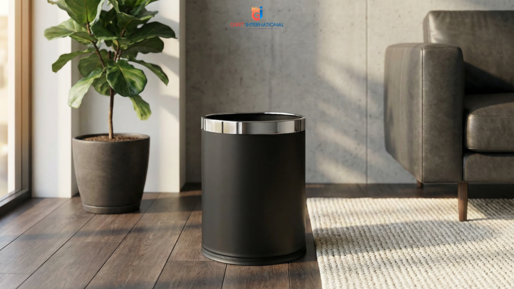 Giret dustbin for hotels supporting daily housekeeping operations