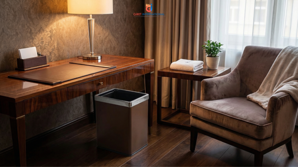 Giret hotel dustbin solution for clean and efficient waste management