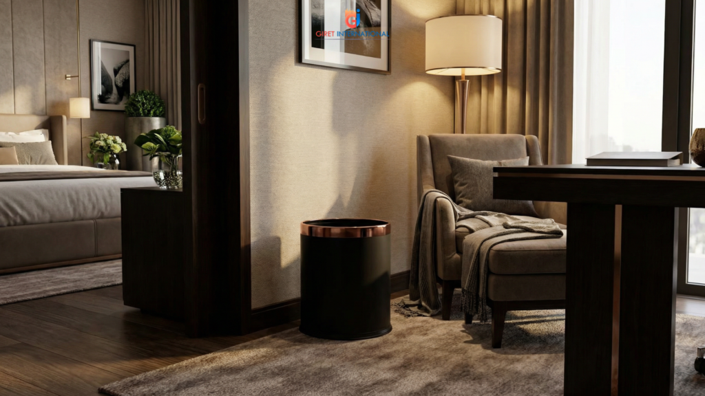 Premium Giret dustbin used in hotel rooms and bathrooms