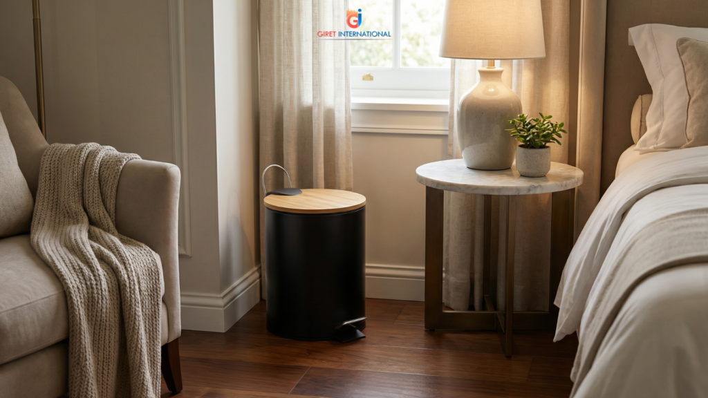 Giret International dustbin for hotels supporting hygiene and daily operations