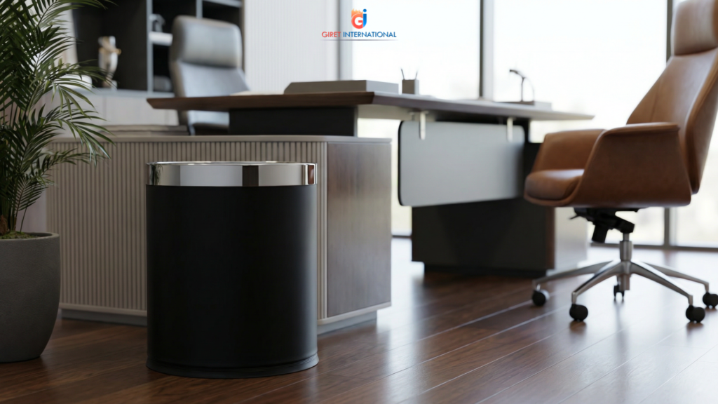 Dustbin for hotels by Giret International designed for hygiene and durability