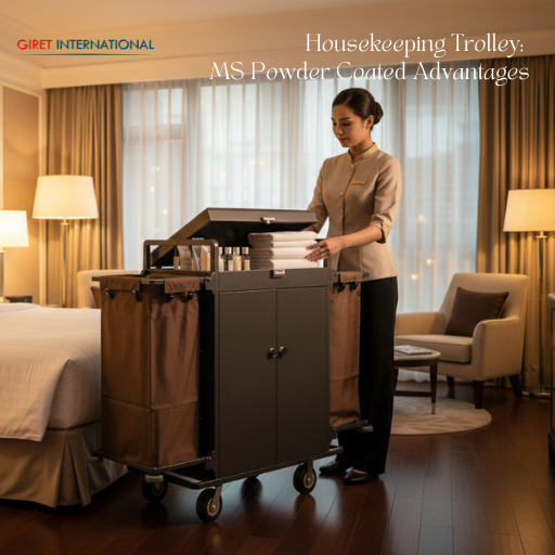 Heavy duty housekeeping trolley by Giret International