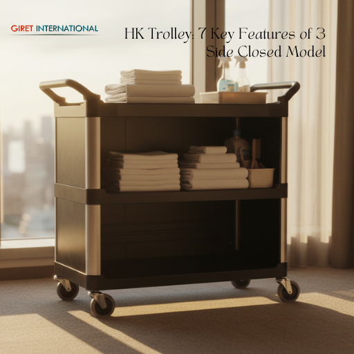 Giret HK trolley for hotel housekeeping staff efficiency
