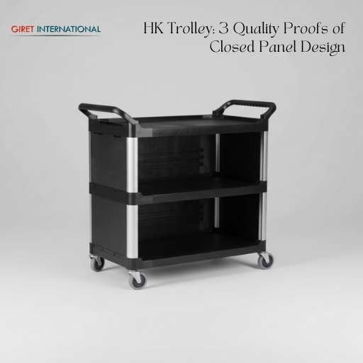 Giret housekeeping trolley ideal for hotel housekeeping workflow